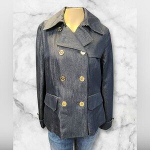 Lauren Ralph Lauren Metallic Denim Blazer